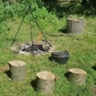 Forage & Feast Day in Cumbria - Camp Set Up