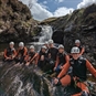 Canyoning in Galloway - Group in Canyon