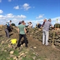 Two Day Dry Stone Walling Course in The Peak District - Team Building a Wall