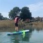 paddleboarding session