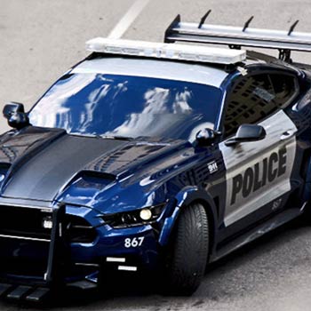 Drive Transformers Barricade - Transformer Police Car Junior Drive