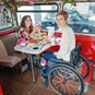 B Bakery Vintage Afternoon Tea Bus Tour - Lower Deck Wheelchair Access for Two Ladies 