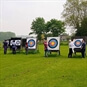 Target Archery in Bedford Collecting Arrows